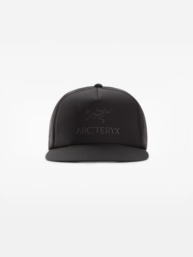 Arc'teryx Logo Trucker Flat Black-1